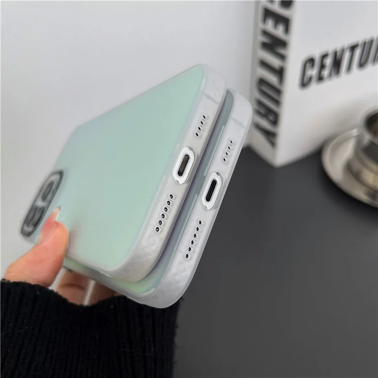 Für iPhone 13 Pro Max stoßfeste Laser-Verfärbungs-Handyhülle Anti-Staub PC+TPU-Handyhülle