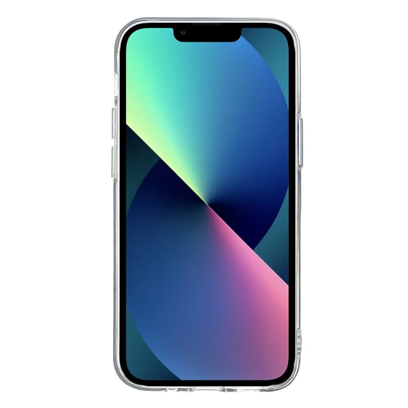 For iPhone 13 mini 5.4 inch Shockproof Case Shell Pattern IMD Marble Flower TPU Phone Cover - Leopard and Flower