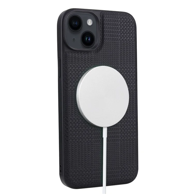 VILI TH Pouch Series For iPhone 14 Plus PC+TPU+PU Leather Phone Cover Desmontable Magnética Cartera Funda - Negro