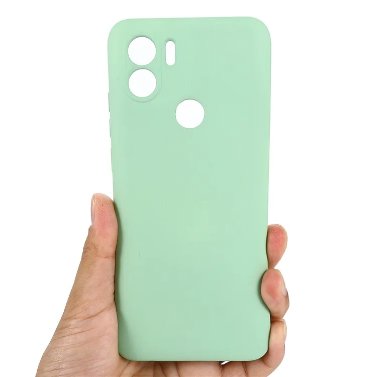 Для Xiaomi Poco C51 4G Soft Lining Liquid Silicone Phone Case Drop Protection Back Cover - Зеленый