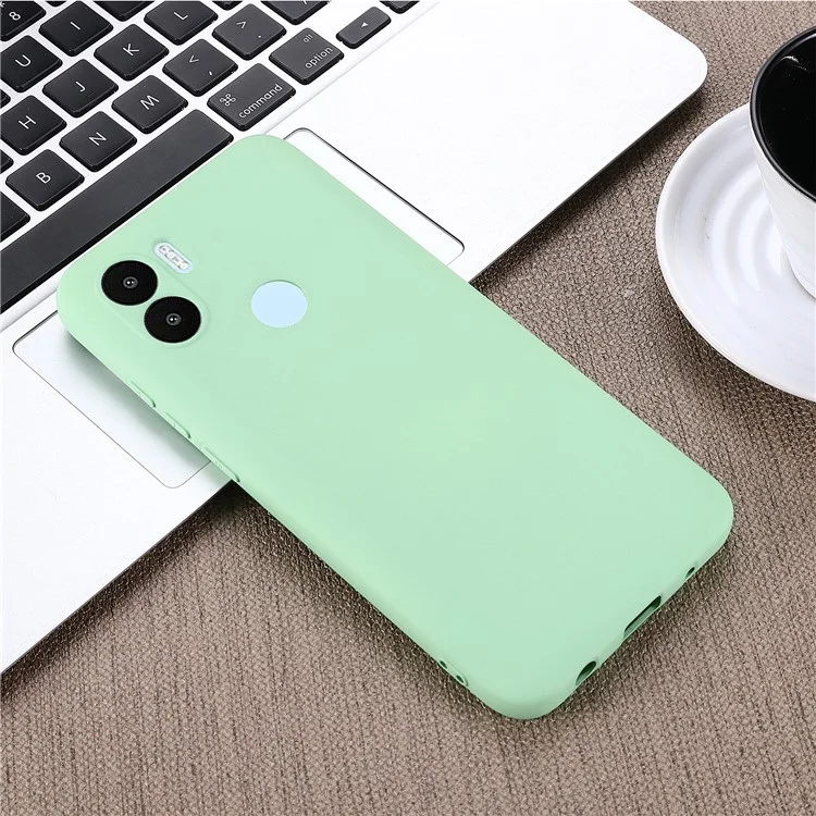 Для Xiaomi Poco C51 4G Soft Lining Liquid Silicone Phone Case Drop Protection Back Cover - Зеленый