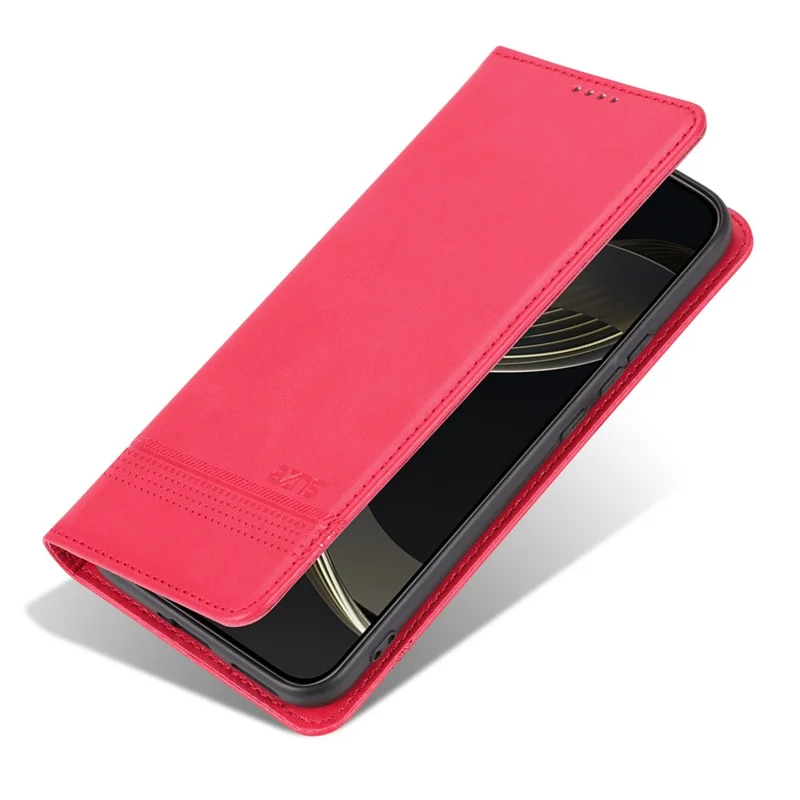 AZNS For Huawei nova 11 Pro / 11 Ultra Phone Case PU Leather Wallet Stand Anti-scratch Cover - Red