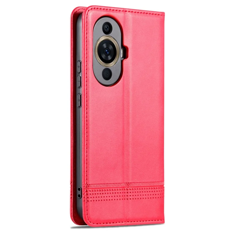 AZNS For Huawei nova 11 Pro / 11 Ultra Phone Case PU Leather Wallet Stand Anti-scratch Cover - Red