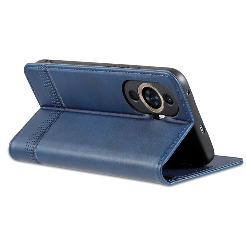 AZNS For Huawei nova 11 Pro / 11 Ultra Phone Case PU Leather Wallet Stand Anti-scratch Cover - Blue