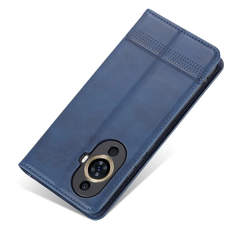 AZNS For Huawei nova 11 Pro / 11 Ultra Phone Case PU Leather Wallet Stand Anti-scratch Cover - Blue