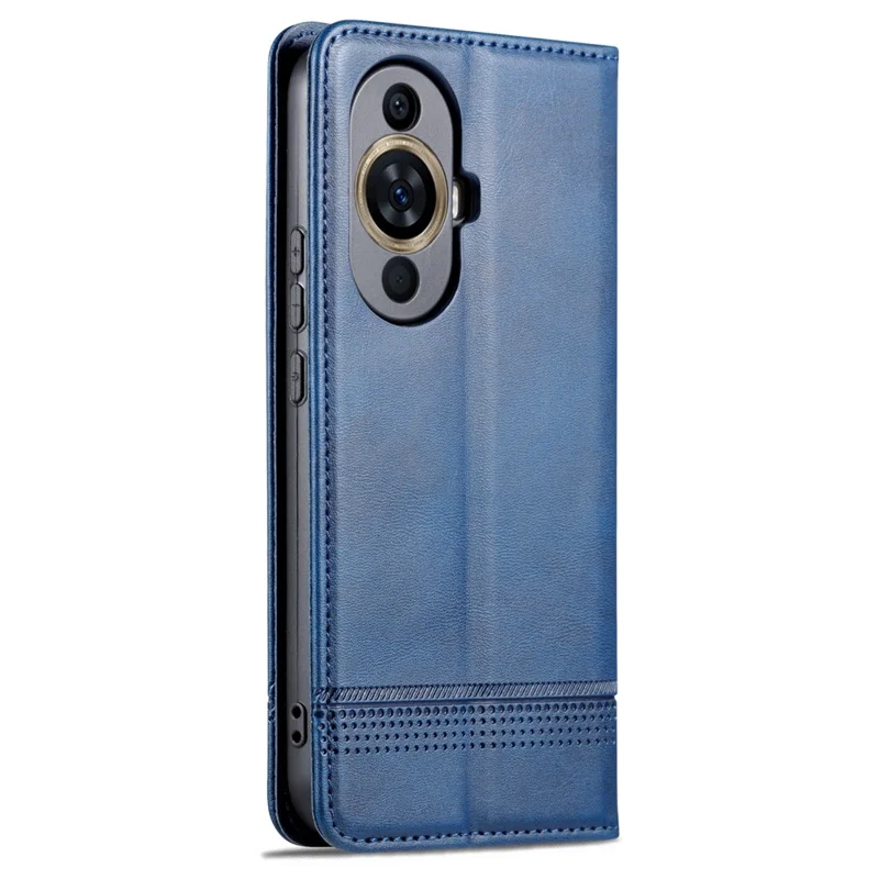 AZNS For Huawei nova 11 Pro / 11 Ultra Phone Case PU Leather Wallet Stand Anti-scratch Cover - Blue