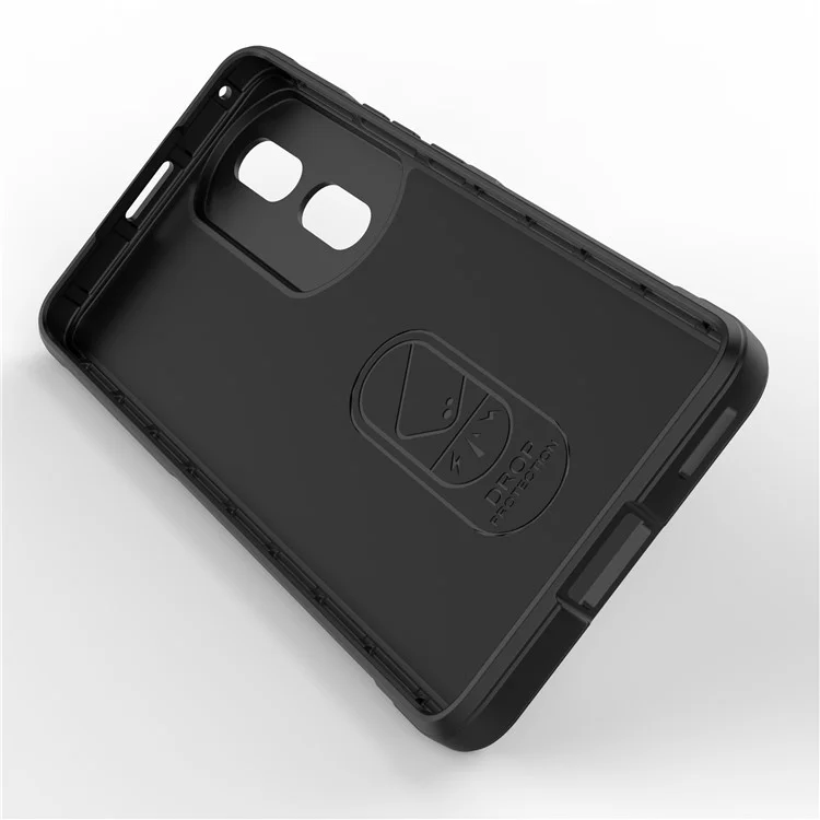 Flexible TPU Phone Case for Honor 90 Pro , Scratch Resistant Phone Shell Protective Cover - Black