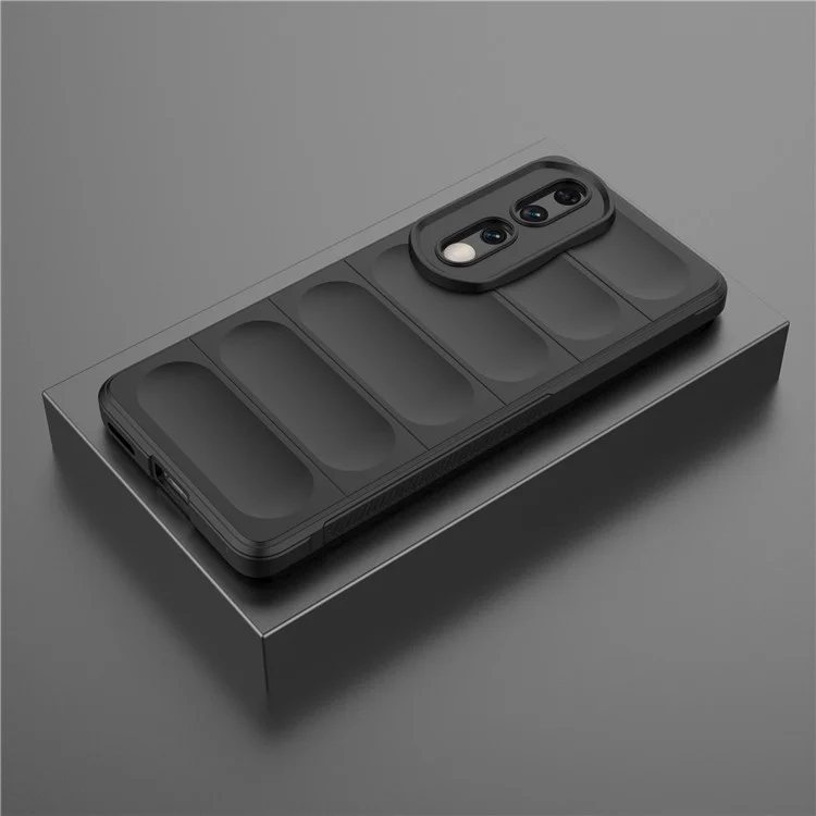 Flexible TPU Phone Case for Honor 90 Pro , Scratch Resistant Phone Shell Protective Cover - Black