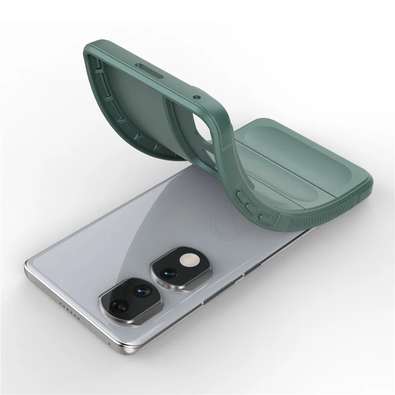 Flexible TPU Phone Case for Honor 90 Pro , Scratch Resistant Phone Shell Protective Cover - Green