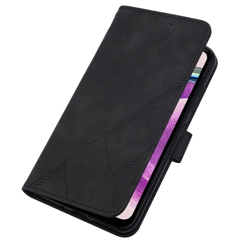 For Xiaomi Redmi Note 12S 4G Leather Case with Shoulder Strap Wallet Stand Phone Cover - Black