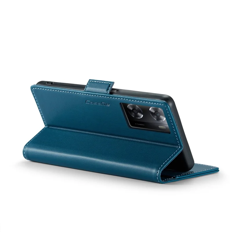 CASEME Serie 023 para Oppo A57 4G / A57s 4G / A57e 4G / A77 4G / A77s 4G / OnePlus Nord N20 SE 4G Funda de Cuero con Bloqueo RFID - Azul