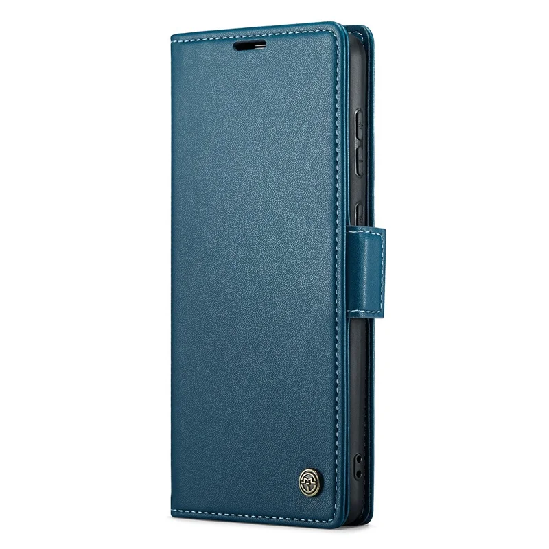 CASEME 023 Series Phone Stand Case para Samsung Galaxy S20 Plus 5G / 4G Funda de Billetera de Cuero PU con Bloqueo RFID - Azul