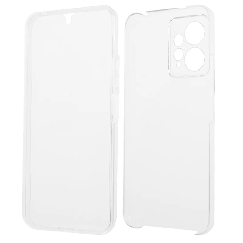 For Xiaomi Redmi Note 12 4G Anti-drop Phone Case TPU Frame + Acrylic Back + PET Front Cover Phone Protector
