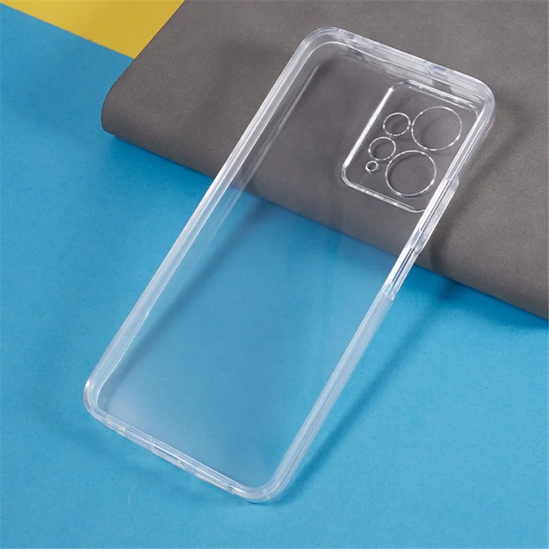 For Xiaomi Redmi Note 12 4G Anti-drop Phone Case TPU Frame + Acrylic Back + PET Front Cover Phone Protector