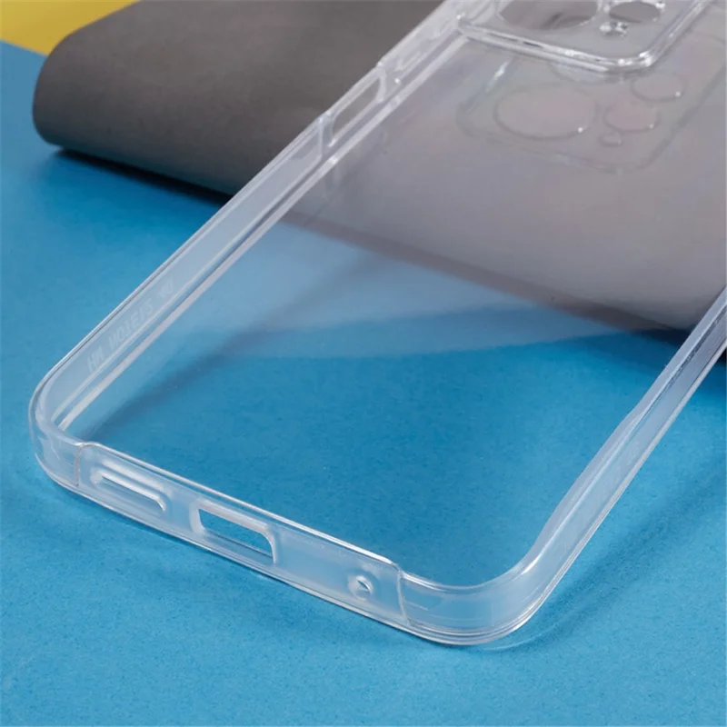 For Xiaomi Redmi Note 12 4G Anti-drop Phone Case TPU Frame + Acrylic Back + PET Front Cover Phone Protector