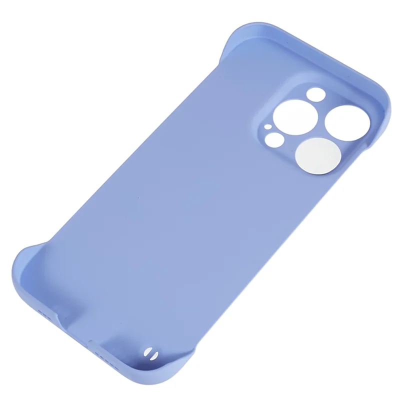 Für iPhone 13 Pro Max Rubberized PC Handyhülle Rahmenlos Wärmeableitung Skin-Touch-Abdeckung - Hellviolett