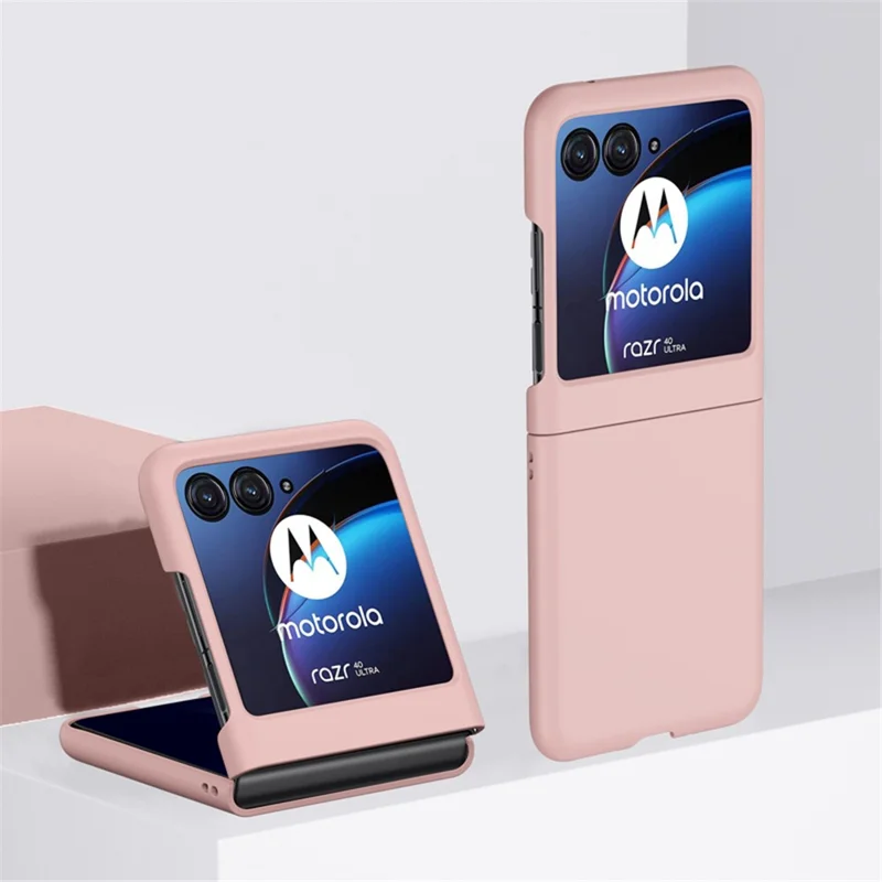 For Motorola Razr 40 Ultra 5G Hard PC Phone Case Ultra-thin Skin-touch Back Cover - Pink