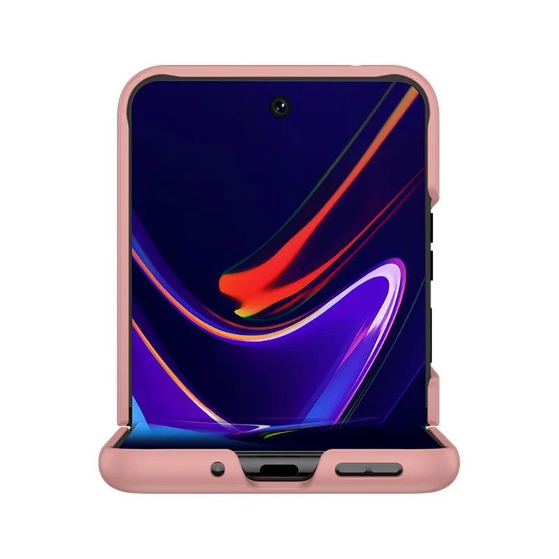 For Motorola Razr 40 Ultra 5G Hard PC Phone Case Ultra-thin Skin-touch Back Cover - Pink