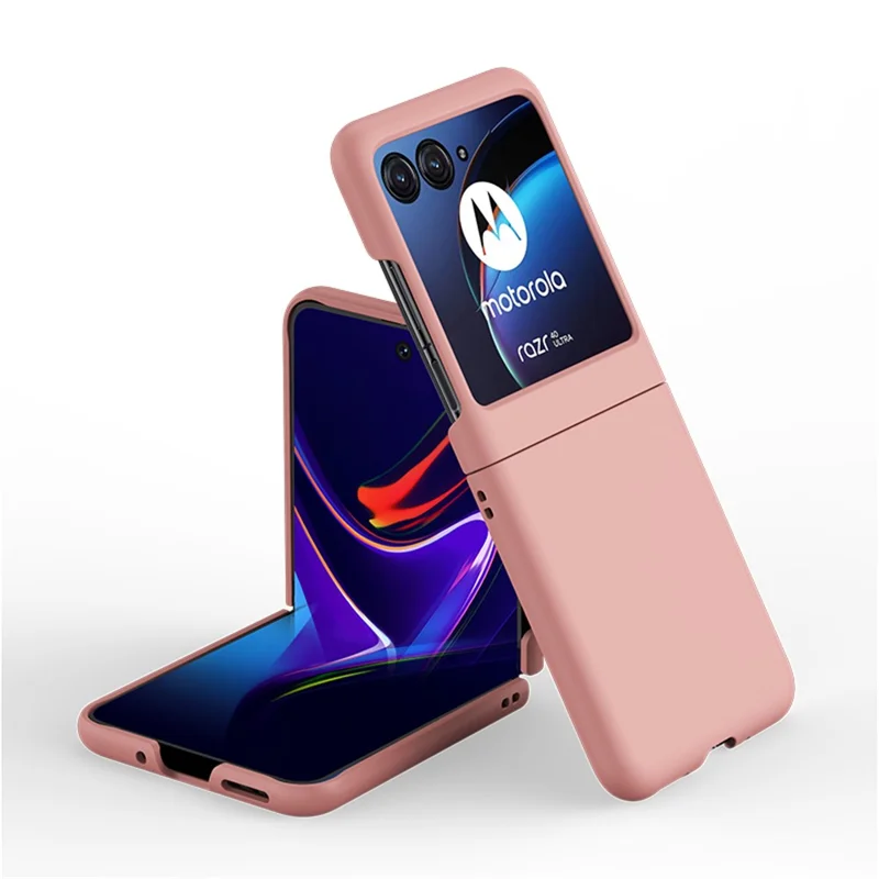 For Motorola Razr 40 Ultra 5G Hard PC Phone Case Ultra-thin Skin-touch Back Cover - Pink