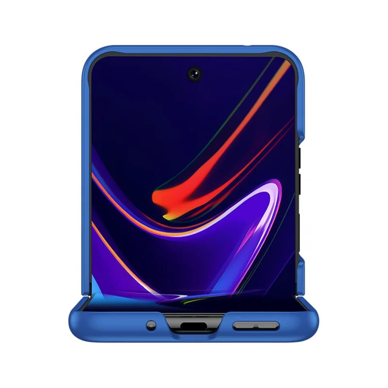 For Motorola Razr 40 Ultra 5G Hard PC Phone Case Ultra-thin Skin-touch Back Cover - Dark Blue