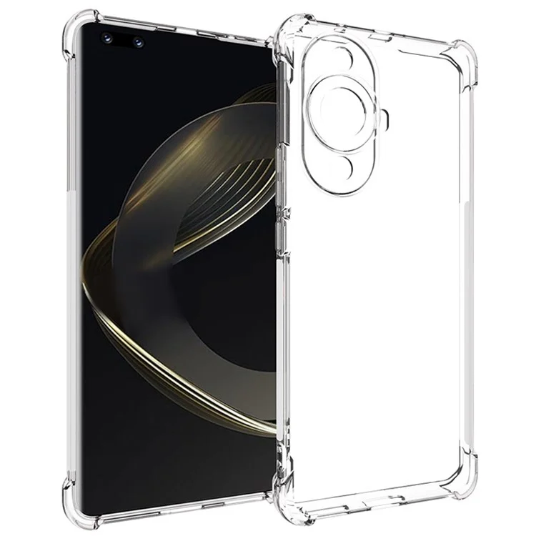 Für Huawei nova 11 Ultra / 11 Pro transparente Handyhülle Anti-Rutsch-TPU-Fallschutzgehäuse