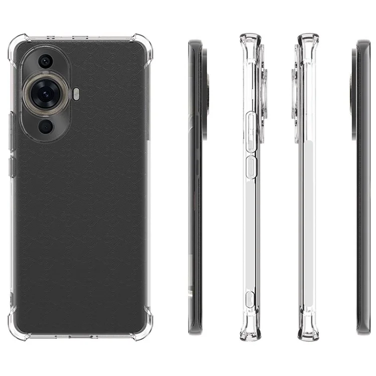 Für Huawei nova 11 Ultra / 11 Pro transparente Handyhülle Anti-Rutsch-TPU-Fallschutzgehäuse