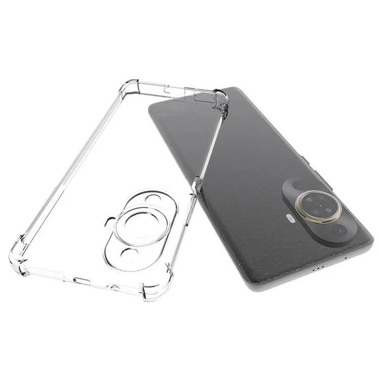 Für Huawei nova 11 Ultra / 11 Pro transparente Handyhülle Anti-Rutsch-TPU-Fallschutzgehäuse