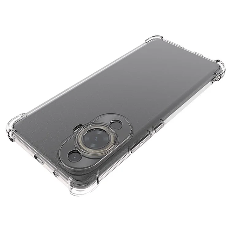 Für Huawei nova 11 Ultra / 11 Pro transparente Handyhülle Anti-Rutsch-TPU-Fallschutzgehäuse