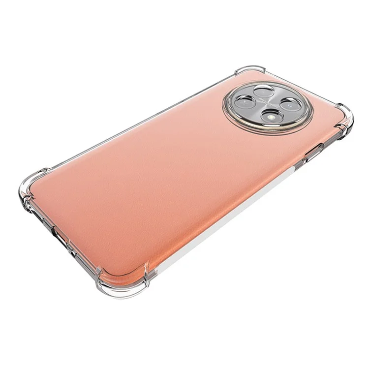 Für Huawei Enjoy 60X / nova Y91 4G Transparente Anti-Rutsch-Abdeckung TPU sturzsichere Handyhülle