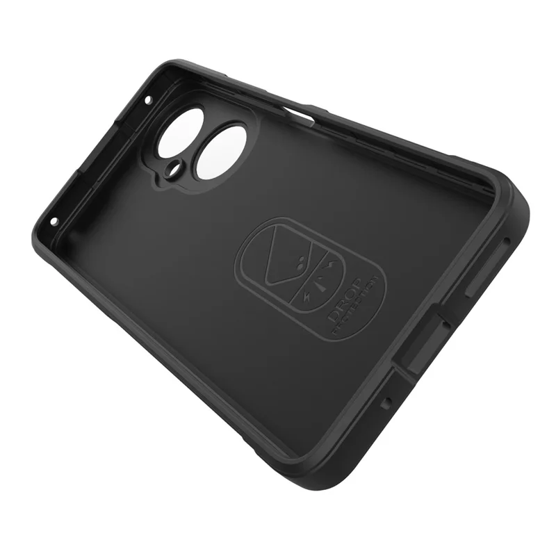 For Huawei nova 11i Soft TPU Phone Case Anti-Scratch Camera Lens Protection Cover - Black