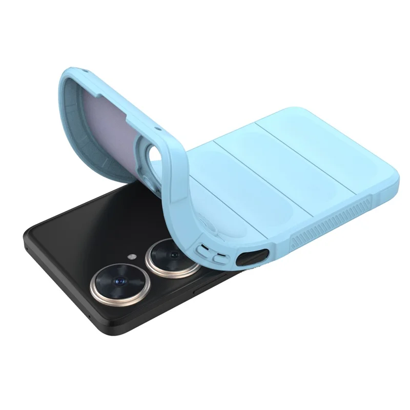 For Huawei nova 11i Soft TPU Phone Case Anti-Scratch Camera Lens Protection Cover - Baby Blue