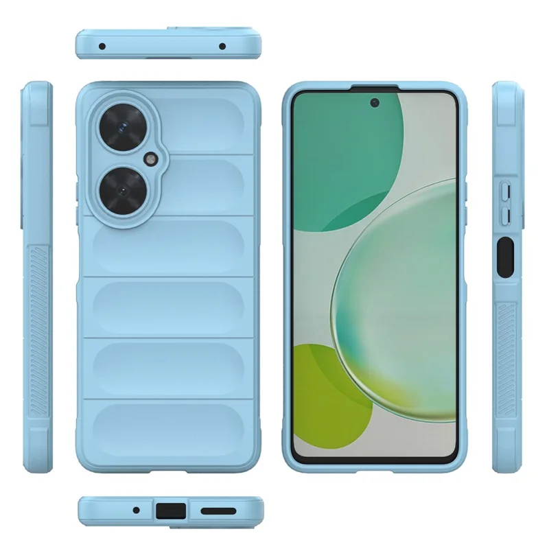 For Huawei nova 11i Soft TPU Phone Case Anti-Scratch Camera Lens Protection Cover - Baby Blue