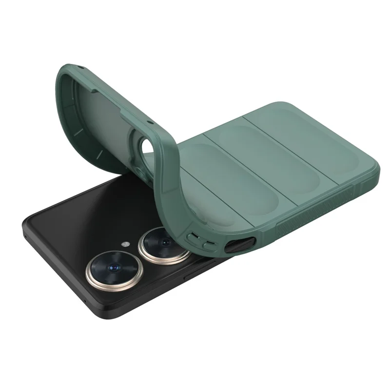 For Huawei nova 11i Soft TPU Phone Case Anti-Scratch Camera Lens Protection Cover - Green