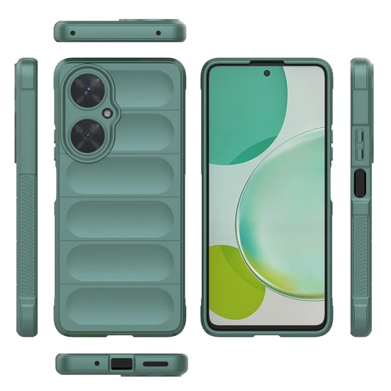 For Huawei nova 11i Soft TPU Phone Case Anti-Scratch Camera Lens Protection Cover - Green