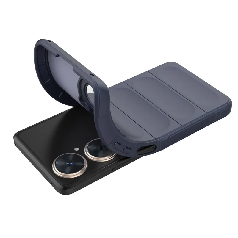 For Huawei nova 11i Soft TPU Phone Case Anti-Scratch Camera Lens Protection Cover - Dark Blue