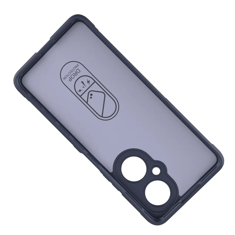 For Huawei nova 11i Soft TPU Phone Case Anti-Scratch Camera Lens Protection Cover - Dark Blue