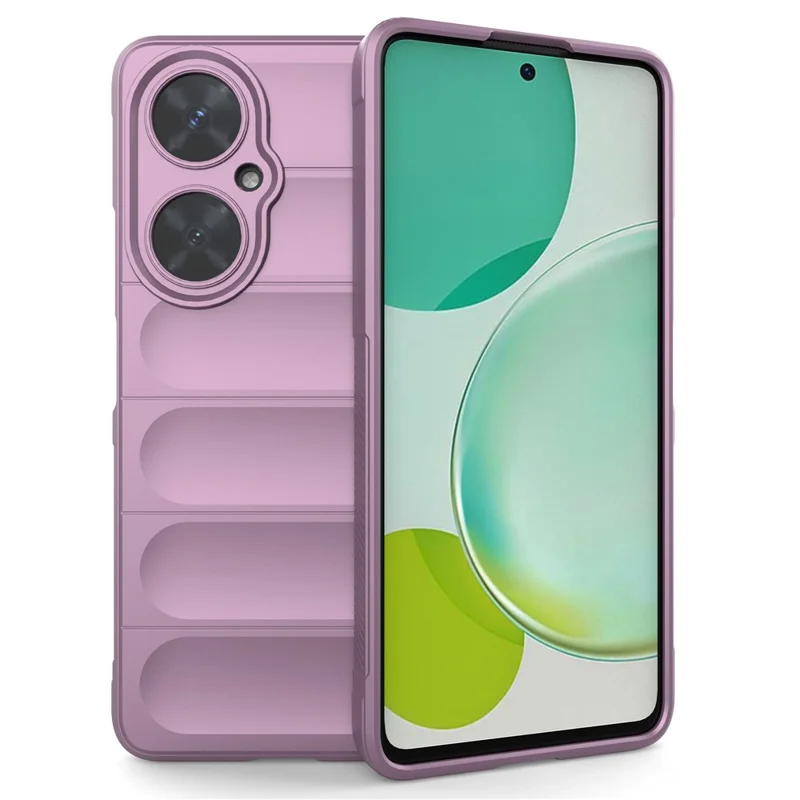 For Huawei nova 11i Soft TPU Phone Case Anti-Scratch Camera Lens Protection Cover - Light Purple
