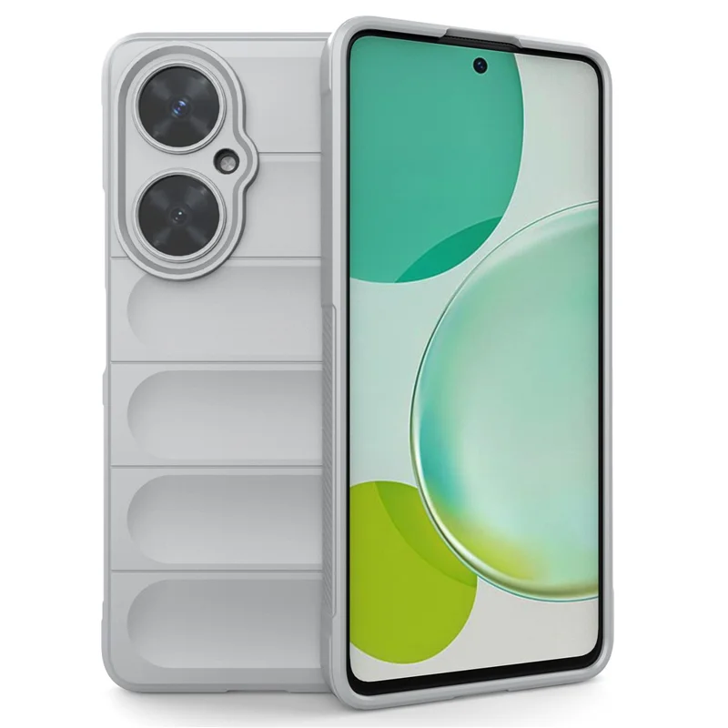 For Huawei nova 11i blød TPU-telefonbeskyttelsesdæksel med anti-skrab beskyttelse til kamerahus - lysegrå