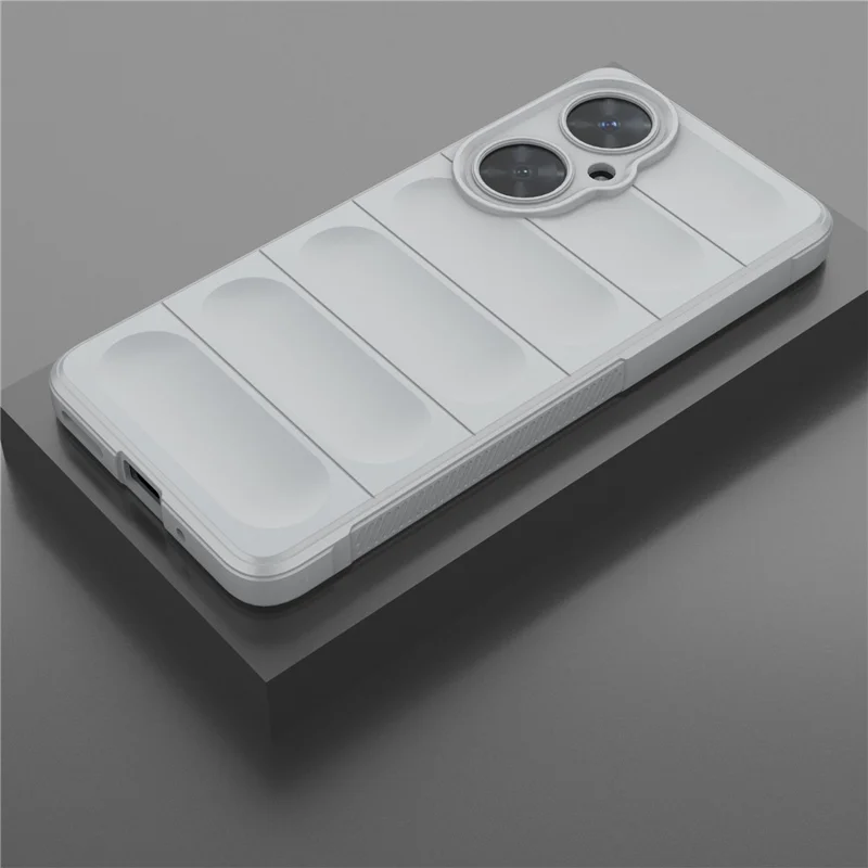 For Huawei nova 11i blød TPU-telefonbeskyttelsesdæksel med anti-skrab beskyttelse til kamerahus - lysegrå