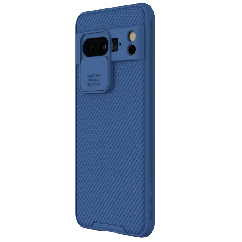 NILLKIN CamShield Pro Series for Google Pixel 8 Pro PC+TPU Phone Case with Slide Camera Cover - Blue