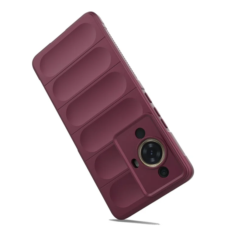 For Huawei nova 11 Pro / nova 11 Ultra TPU Protective Cover Camera Protection Phone Case - Wine Red