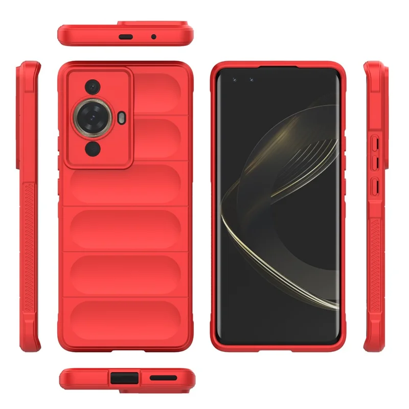 For Huawei nova 11 Pro / nova 11 Ultra TPU Protective Cover Camera Protection Phone Case - Red
