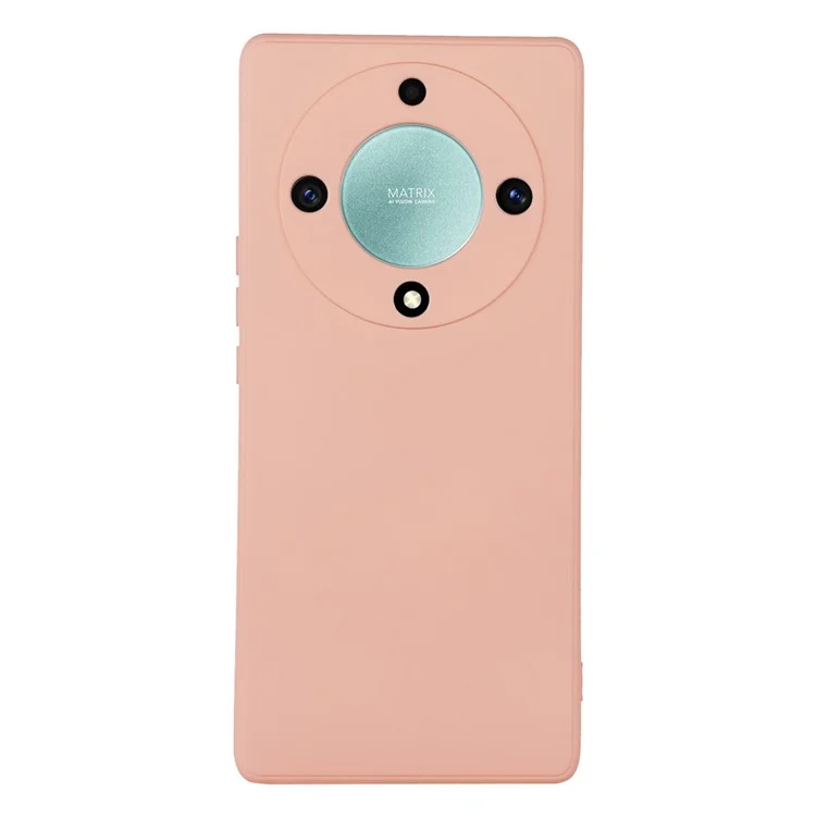 ENKAY HAT PRINCE para Honor Magic5 Lite 5G / X9a 5G Capa de Silicone Líquido para Celular - Corte Preciso e Borda Reta - Rosa