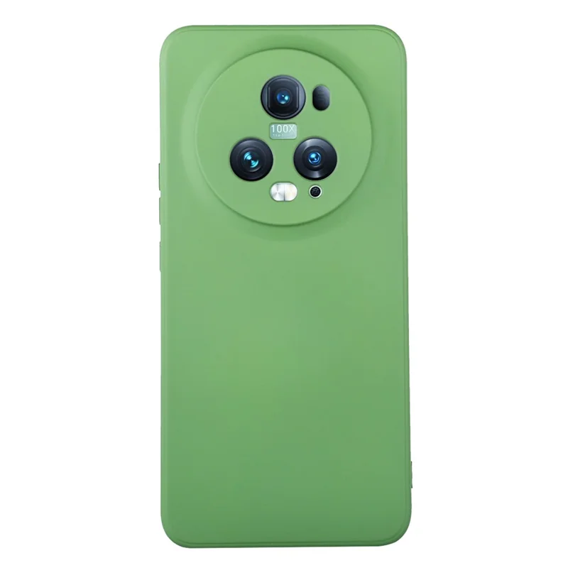 ENKAY HAT PRINCE غطاء هاتف دقيق التصميم لهاتف Honor Magic5 Pro، غطاء سيليكون سائل بحواف مستقيمة - أخضر فاتح