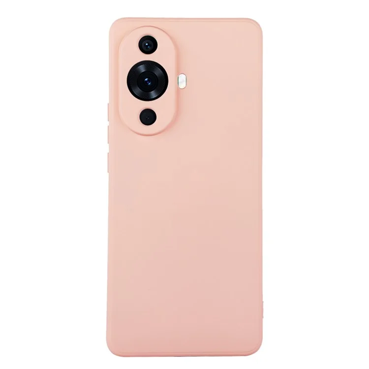 ENKAY HAT PRINCE for Huawei nova 11 Pro / nova 11 Ultra Straight Edge Liquid Silicone Cell Phone Case Precise Cutout Cover Shell - Pink