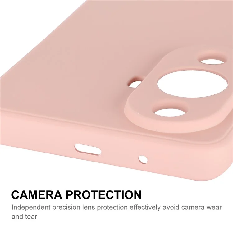 ENKAY HAT PRINCE for Huawei nova 11 Pro / nova 11 Ultra Straight Edge Liquid Silicone Cell Phone Case Precise Cutout Cover Shell - Pink