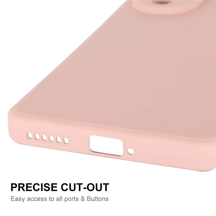 ENKAY HAT PRINCE for Huawei nova 11 Pro / nova 11 Ultra Straight Edge Liquid Silicone Cell Phone Case Precise Cutout Cover Shell - Pink