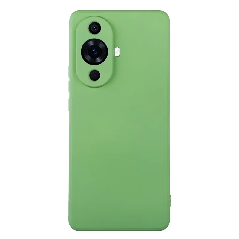 ENKAY HAT PRINCE for Huawei nova 11 Pro / nova 11 Ultra Straight Edge Liquid Silicone Cell Phone Case Precise Cutout Cover Shell - Light Green