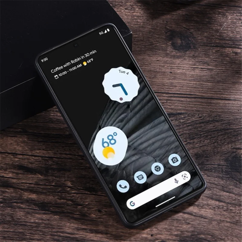 For Google Pixel 8 Pro PU Leather+TPU Phone Case Protective Cover Magnetic Case - White
