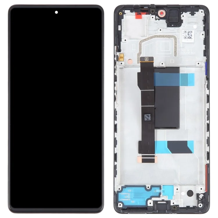 For Xiaomi Poco X5 Pro 5G / Redmi Note 12 Pro 5G OEM Grade S AMOLED Screen and Digitizer Assembly + Frame Repair Part (without Logo)